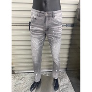 Dsquared2 Gray Micro-Stretch Slim-Fit Jeans - Men's