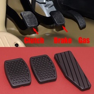 3x Accelerator Brake Clutch Pedal Pads Rubber Cover 49451-60B00 49751-79001 For Suzuki Swift SAMURAI