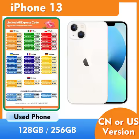 Apple iphone 13 5G ROM 128GB/256GB IOS Smartphone 6.1inch 2532x1170 Full Screen good condition used 