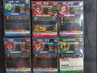 (街機)(港版) 七龍珠英雄卡 咭super dragonball heroes 4星咭 EVT1-61 ~ EVT1-66 全套6張。