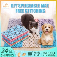 【PETZOOM】Pet Dog Cat Cage Matting Rabbit Cage Matting Multifunctional Splicing Plastic Bathroom Non-slip Mat