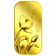 999.9 Pure Gold | 1g Tulip Gold Bar