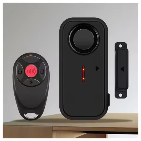 Outdoor Wireless Remote Door Alarm, Windows Open Alarms,Magnetic Security Sensor, Pool Door Alarm Fo
