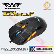 Armageddon Scorpion 5 Gaming Mouse [4800/12800 CPI] With Huano Switch | Free Mousepad