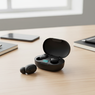 E6S Bluetooth Wireless Earbuds Headset with Noise Cancelling Microphone Earphones  Fon Telinga Tanpa