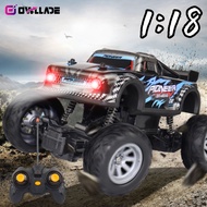 OWLLADE Kereta Remote Control Car for Kids Birthday Gift Toy 1:18 Rc Car Off Road Crawler Blue 3T