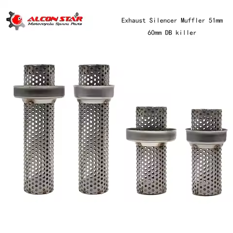 Alconstar-Muffler Connecting DB killer apply for 50.8/60mm Exhaust Pipe Muffler Genral 201 stainless