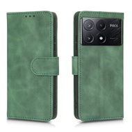 Luxury Shockproof Flip Leather Case For Xiaomi Poco F6 Pro Poco X6 X6Pro F6Pro PocoX6 PocoF6 5G 6.67