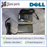 Original Dell Type C 20V 3.25A 65Watt Laptop Charger Adapter