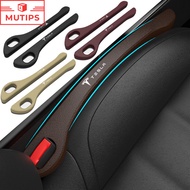 Tesla 1/2Pcs Car Seat Gap Filler Pad Seat Edge Seam Leak Proof Strip For Model 3 Y S X 2023 2024