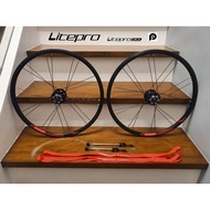 LITEPRO PLUS KPRO Starbust Bicycle Wheelset Rimset 20h 100/130 20" 406 451 for Disc Brake