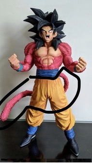 「收」高價徵收一條smsp超四尾巴 殺肉件 Dragon Ball Z Super Saiyan 4 Goku Figure