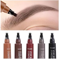 4 Points Eyebrow Pencil 4 Tip Liquid Brow Tattoo Pen Makeup Pen Waterproof Cosmetic EyeBrow Liner