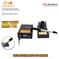 SOLDER STATION NEPTO T12 SOLDERING IRON SOLDER LISTRIK SOLDER T12 ORI - ABINAYA7