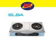 [𝐄𝐚𝐬𝐭 𝐌𝐚𝐥𝐚𝐲𝐬𝐢𝐚] Elba Double Burner Stainless Steel Dapur Gas Cooker 燃气灶 EGS-F7112 ( 100mm x 120mm ) 