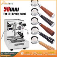 58mm Bottomless Portafilter for Espresso Coffee Machine Compatible with E61 coffee maker：Gemilai, Mi