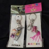 韓國娃娃吊飾指甲剪 傳統藝術太鼓吊飾 鑰匙/單售（庫存兩款可選）@c763