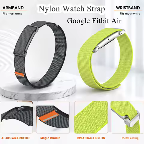 New Nylon Bicep Strap for Google Fitbit Air Band Unisex Sport Bicep Training Strap Replacement Armba