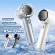 GF02 Handheld Fan 199 Level Strong Wind Portable Bladeless Fan Rechargeable With Air Turbo Cooler Mi