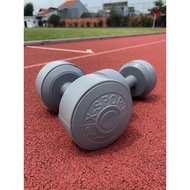 BARBEL 6 kg WEIGHT LIFTING DUMBELLS (SEND via GOJEK)