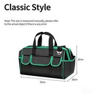 Oxford Cloth Waterproof Tool Bag, Wear-Resistant Thickened Handheld Shoulder Bag Suitable For Constr
