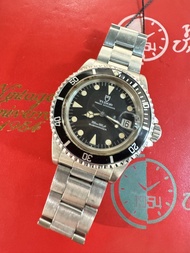 🌈🌈新返貨啦🌈🌈🖤🖤黑圈黑面🖤🖤💛黃夜光💛勞的勞底 40mm 扭圈 😎Tudor Submariner 79090 連原裝Tudor 9315潛水鋼帶 淨錶🌈🌈BW3427(旺角洗衣街店）