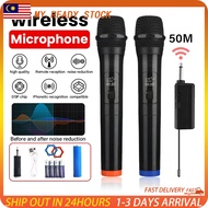 WIDETALENT Wireless Microphone Karaoke Microphone Dynamic Mikrofon Tanpa Wayar Wireless Mic Professional Microphone