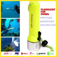 CAHAYA Diving Flashlight Flashlight For Diving CREE 3W LED Lamp Waterproof Light Underwater Resistan