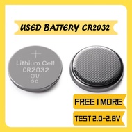 USED [TEST 2.0v-2.9v] Random Pick Computer Battery CR2032 3V CMOS BIOS Lithium Battery Can Use