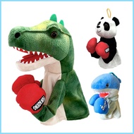Dinosaur Hand Puppet Boxing Type Plush Animal Puppets for Hand Interactive Play Funny Kids Toys Early Development notasg notasg