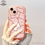 Phone Case OPPO Reno 7Z 5G Reno6 Z 5G Reno 7 5G Reno 6 5G Cute Pink Bear Silicone Phone Case