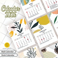 2026 Calendar Aesthetic Calendar/ 2026 Desk Calendar/ 2026 Wall Calendar/ 2026 Aesthetic 2026 Calend