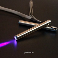 Stainless Steel Mini Pocket Lamp Led 365/395 Uv Flashlight Torch Ultra Violet Light  Aa Battery For 