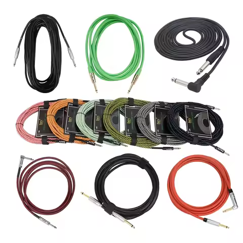 IRIN Guitar Cable Wire Cord Jack Line Amp Connection Cable 10/6/3M Audio Cable Noise Reduction Line 