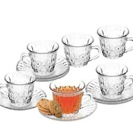 1 SET CONTAINS 6 PCS CUPS GLASS CUPS GLASS CUPS COFFEE CUPS