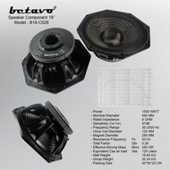 Komponen Speaker BETAVO B18-C528 18 Inch 1500 Watt Original