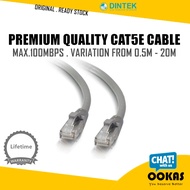 Dintek CAT5e Premium Quality 4 Pair UTP Standard Patch Cord RJ45 100Mbps LAN Cable - 1M/2M/3M/5M/10M