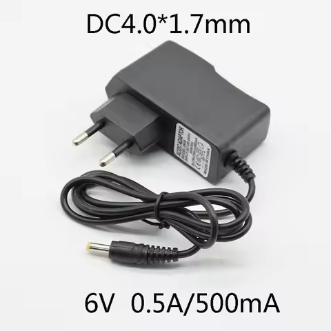 AC 6V 0.5A 500mA 4.0*1.7mm DC Power Supply Adapter Charger OMRON I-C10 M4-I M2 M3 M5-I M7 M10 M6 M6W