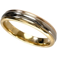 二手 CARTIER/Cartier 三顏色戒指，19.5 號，男士/男士，18K 金/黃金/玫瑰金/白金，7.1 克，#60