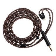 Linsoul Kiwi Ears Terras IEM Cable,4N Single Crystal Copper 32AWG 4-Core in Ear Monitor Cord,1.25m L