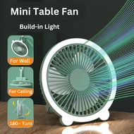 [LOCAL SELLER] Mini Table Fan, Portable Fan Strong Wind USB Fan, Desktop Fan, Stroller Fan or Clip Fan, Personal Desktop