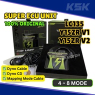 TAIKOM SUPER ECU RACING Y15 V1 Y15 V2 LC135 LC135 V8 / SUPER CDI LC135 8 MODE DYNO CDI ECU ADJUSTABL