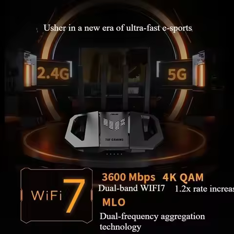 NEW WiFi7 TUF GAMING BE6500 Gaming Router Ai Router Home WiFi Random Group Routing BE3600