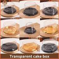 ABOVE Round Cake Box 10Pcs 4 6 8 10 Inch Transparent Reusable for Bakery Pastry Storage Party Suppli