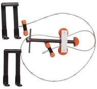 Archery Compound Bow Press and Quad Limb L Brackets, Portable Handheld Archery Bow Press Quad Set fo