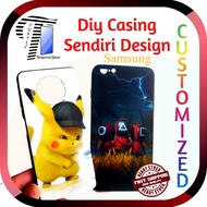 Samsung A32 4G / A32 5G / Note 20 DIY Casing Luminous Imitation Glass Phone Case Customized Casing C