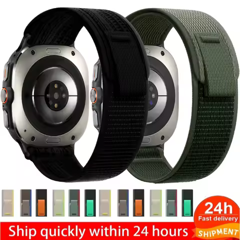 Official Trail Loop Strap For Samsung Galaxy Watch Ultra 47mm No Gap Nylon Bracelet Wristband For Sa