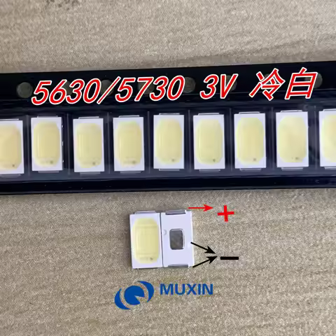 100PCS LED Backlight 0.5W 3v Do-B 5630/5730 Cool white for SAMSUNG LCD Backlight for TV TV Applicati