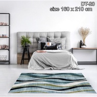 Karpet sweden scandinavian permadani modern bulu 160 cm x 210 cm alas lantai kamar tidur ruang tamu 