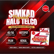 SIMKAD HALO TELCO 200GB -500GB INTERNET HIGH SPEED 4G/5G